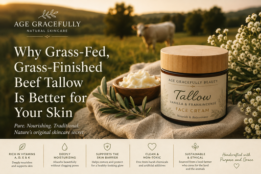 Why Grass-Fed, Grass-Finished Beef Tallow is One of Nature's Best Skincare Ingredients