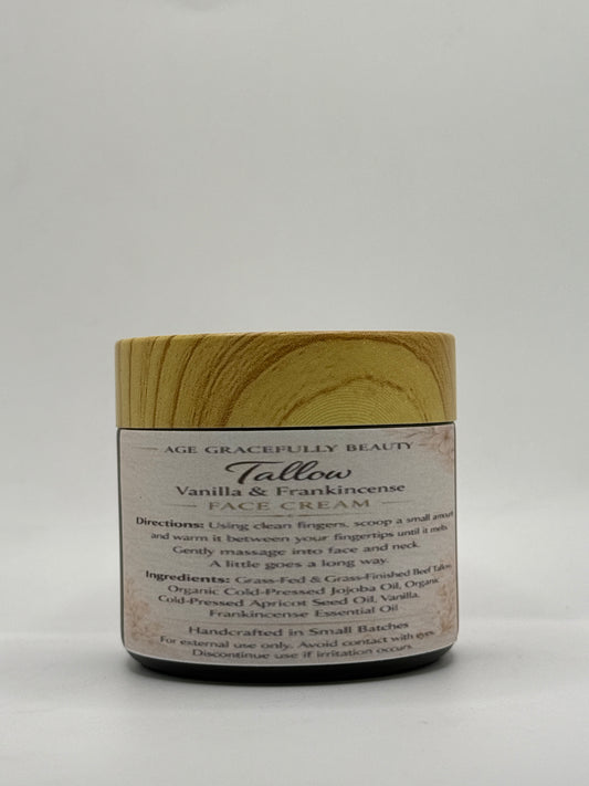 Whipped Tallow Cream Nourishing Skin Balm 2 oz Jar