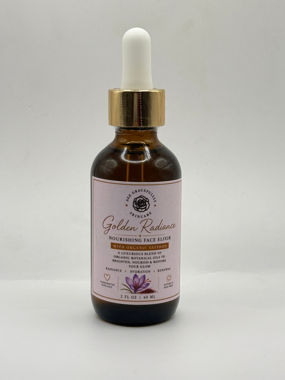Golden Radiance Elixir with Organic Saffron